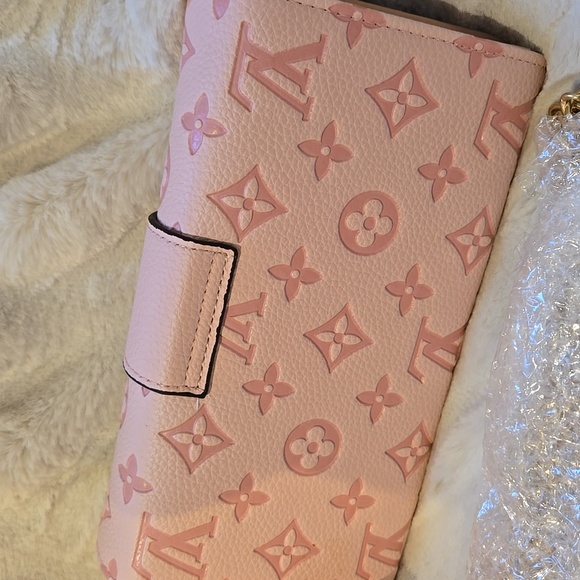 L V Inspired Pink Monogram Women's Crossbody - Picture 3 of 6
